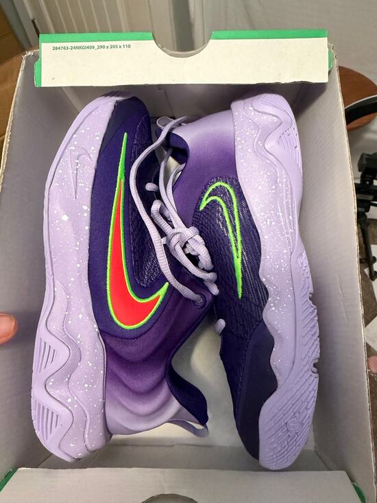 Nike Other - Nike Giannis Immortality 4 GS Court Purple Bright Crimson Youth 6Y Basketball